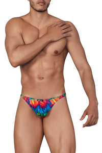 Xtremen 91146 Printed Microfiber Thongs Color Rainbow Prism