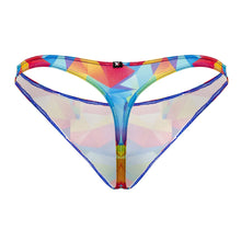 Load image into Gallery viewer, Xtremen 91146 Printed Microfiber Thongs Color Rainbow Prism