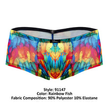 Load image into Gallery viewer, Xtremen 91147 Printed Microfiber Trunks Color Rainbow Fish