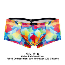 Load image into Gallery viewer, Xtremen 91147 Printed Microfiber Trunks Color Rainbow Prism