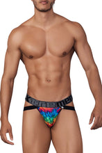 Load image into Gallery viewer, Xtremen 91148 Printed Microfiber Jockstrap Color Rainbow Fish