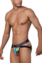 Load image into Gallery viewer, Xtremen 91148 Printed Microfiber Jockstrap Color Rainbow Prism