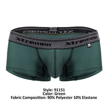 Load image into Gallery viewer, Xtremen 91151 Destellante Trunks Color Green