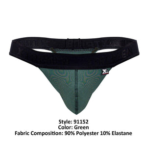 Xtremen 91152 Destellante Thongs Color Green