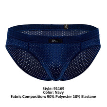 Load image into Gallery viewer, Xtremen 91169 Mesh Briefs Color Navy