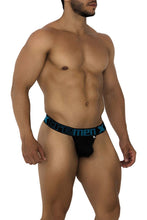 Load image into Gallery viewer, Xtremen 91184 Mesh Thongs Color Black