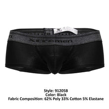 Load image into Gallery viewer, Xtremen 91205B Cotton Blend Trunks Color Black