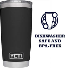 Load image into Gallery viewer, YETI 20oz Rambler Tumbler with Magslider Lid