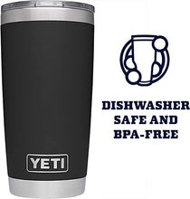 Load image into Gallery viewer, Custom Engraved YETI 20oz Rambler Tumbler with Magslider Lid